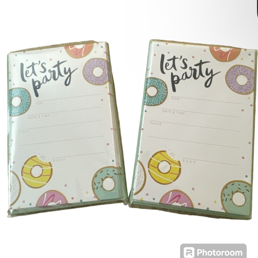 Party invitations (40) NEW IN PACKAGE